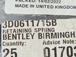 Load image into Gallery viewer, BENTLEY RETAINING SPRING 3D0611715B