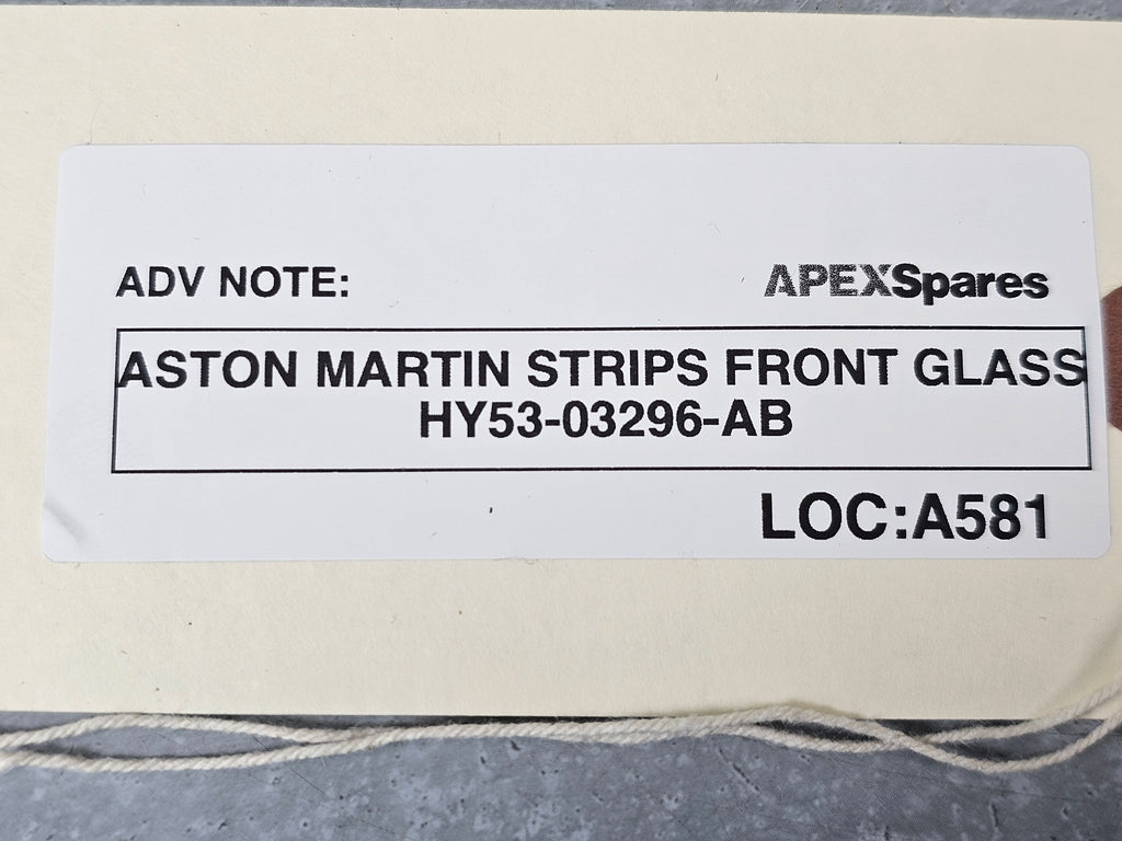 ASTON MARTIN STRIPS FRONT GLASS HY53-03296-AB