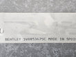 Load image into Gallery viewer, BENTLEY GT GTC V8S FENDER SILVER BADGE LABEL 3W8853675C