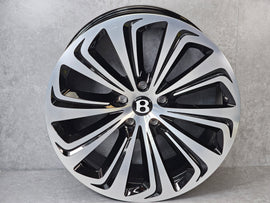 BENTLEY ALLOY WHEEL  BLACK PAINTED WITH KLEIN BLUE DESIGN 36A601102BL