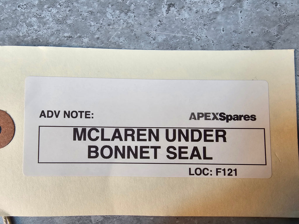 MCLAREN UNDER BONNET SEAL