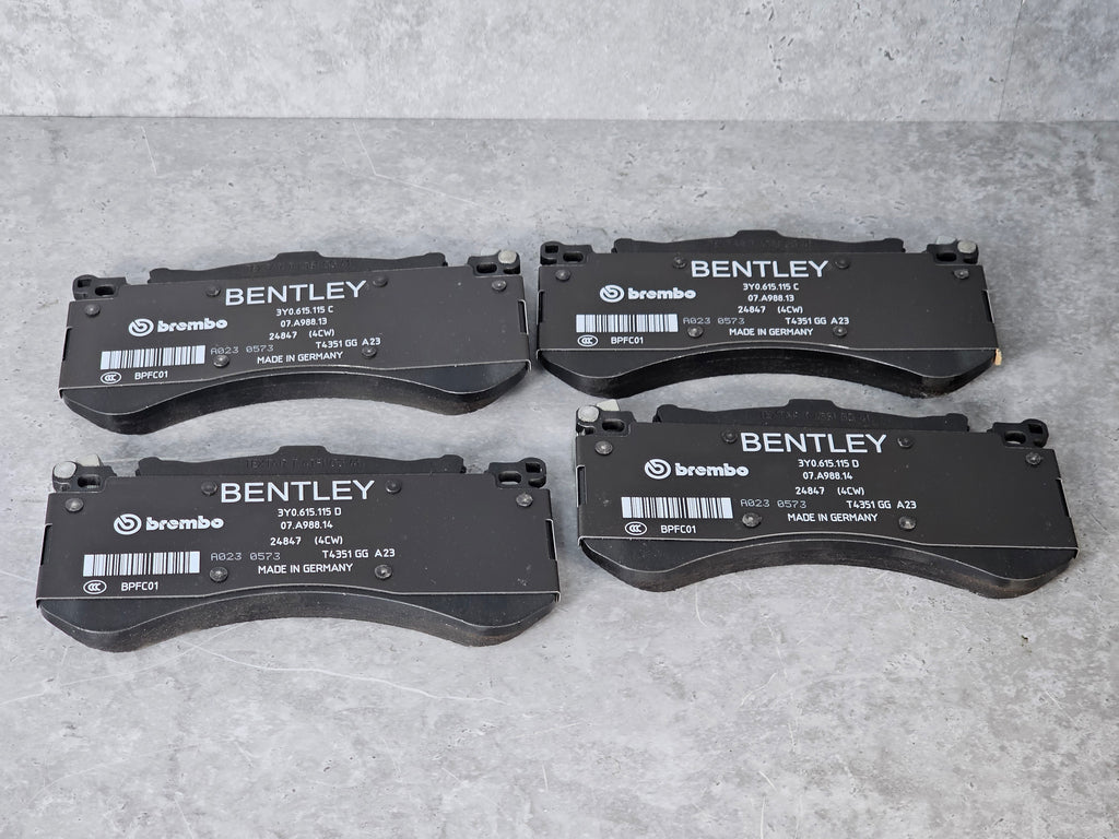 BENTLEY MULSANNE 1 SET OF BRAKE  PADS FOR DISK BRAKE 3Y0698151F