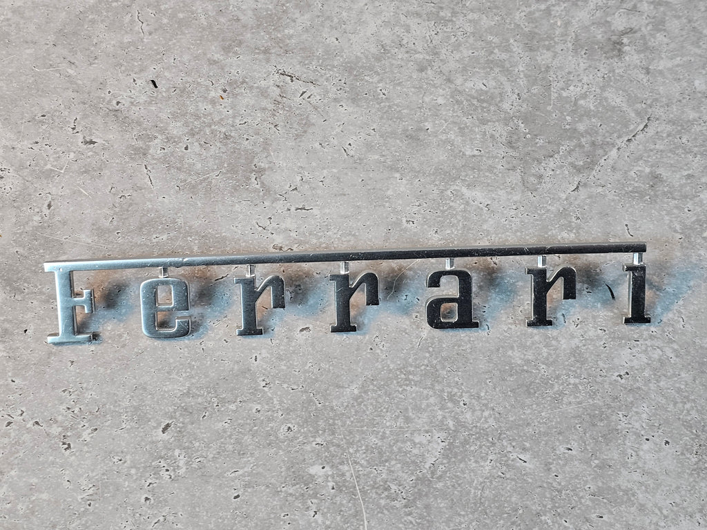 FERRARI 456 550 575 599 612 "FERRARI" SCRIPT EMBLEM 63482200