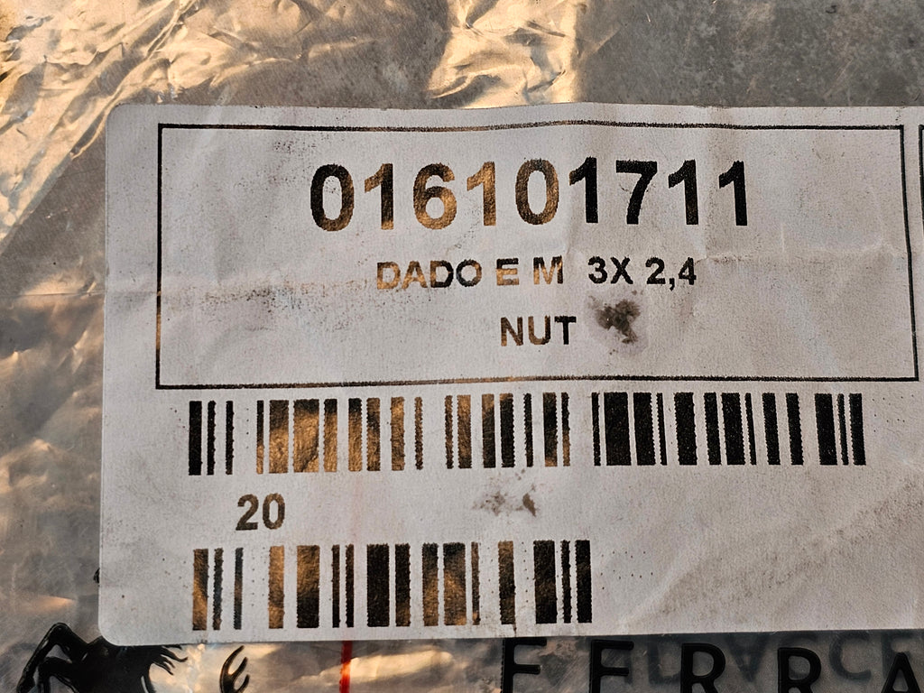 FERRARI NUT M3 X 2.4 16101711