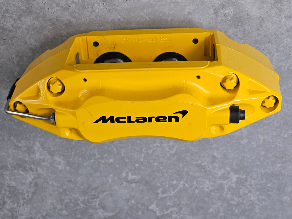 MCLAREN 650S CERAMIC REAR LEFT CALIPER 11C0497CP (YELLOW)