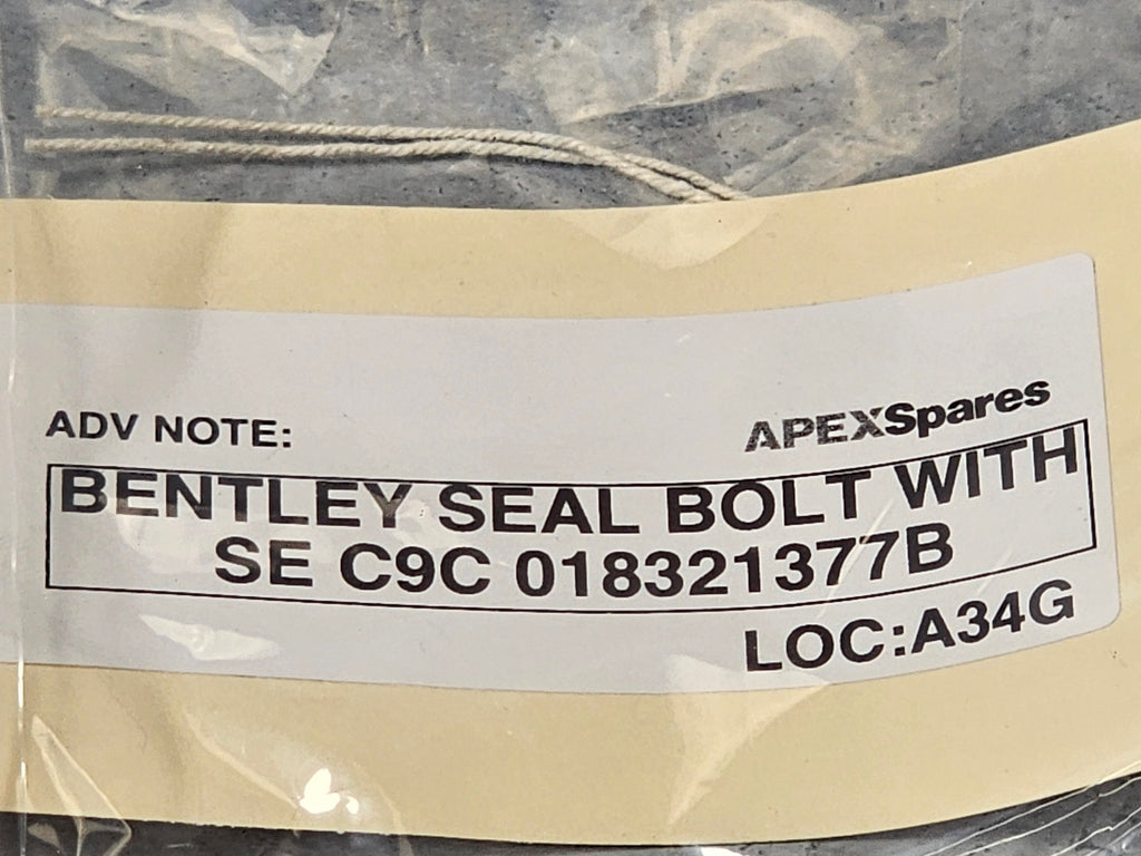 BENTLEY SEAL BOLT WITH SE C9C 018321377B