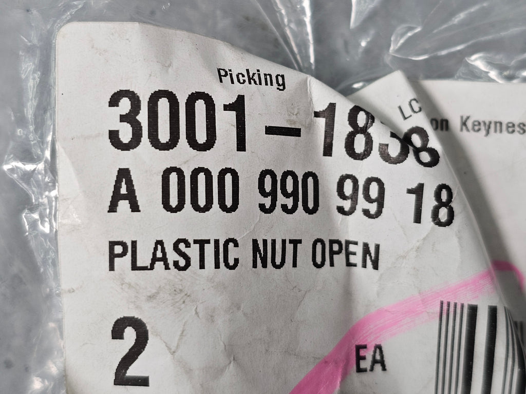 MERCEDES PLASTIC NUT OPEN A0009909918