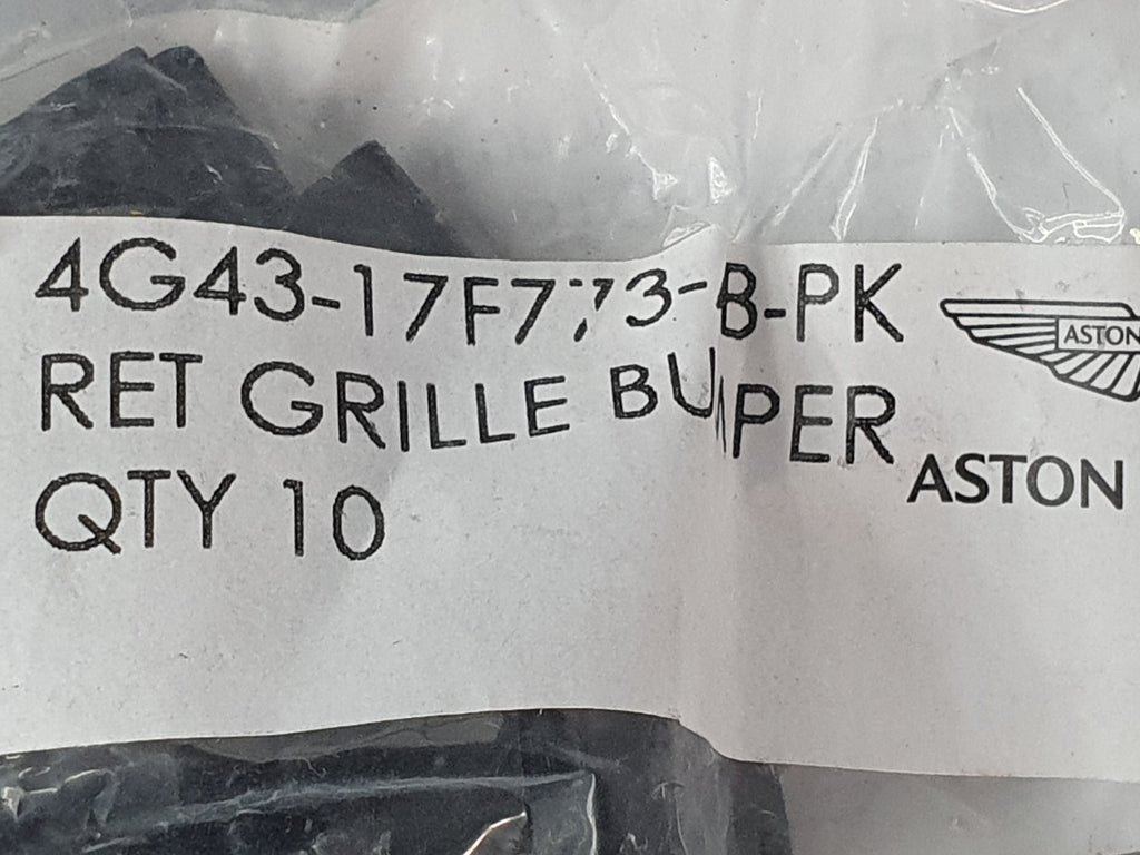 ASTON MARTIN RETAINER GRILLE TO FRONT BUMPER CLIP (PACK OF 10) 4G43-17F773-AB-PK