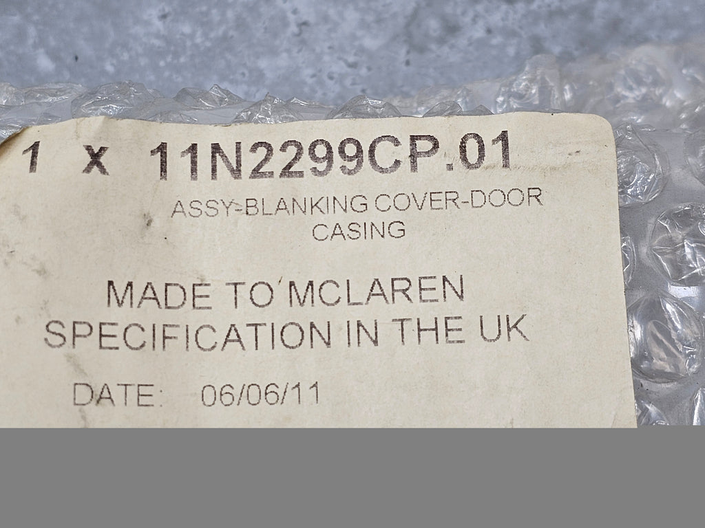 MCLAREN BLANKING COVER DOOR CASING 11N2299CP