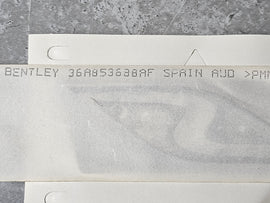 BENTLEY NEW CONTINENTAL NEW FLYING SPUR BADGE SELF ADHESIVE 36A853688AF