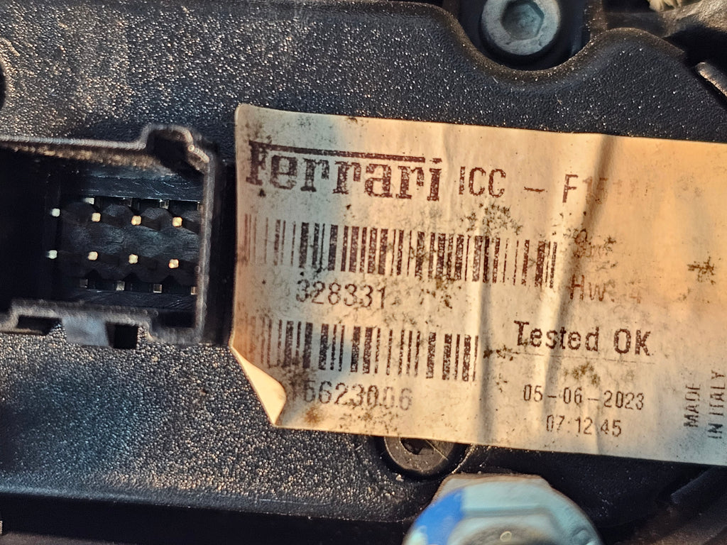 FERRARI GTC4, PORTOFINO, 812 TFT CONTROL UNIT 328331 WITH CARBON SURROUND