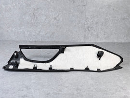 MCLAREN ASSY RR QTR TRIM RH BLACK ALCANTARA MCL ORANGE STITCHING 14NB259CP