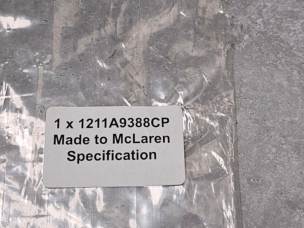 MCLAREN MP4-12C BONNET CARBON FIBRE EMBLEM BADGE 11A9388CP