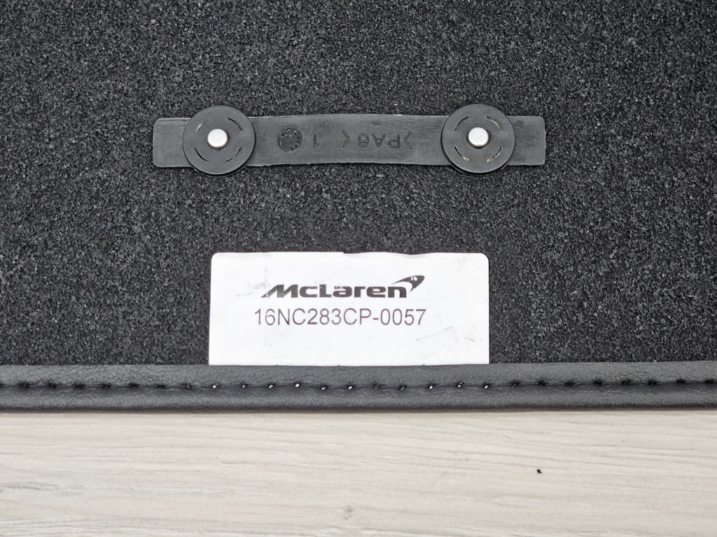 MCLAREN ARTURA MSO BLACK/ YELLOW FLOOR MATTS (LHD) 16NC281CP-0057
