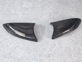 MCLAREN 720S LH / RH MIRROR STALKS LOWER SCALPS NON CAM 14AB318MP/ 14AB319MP