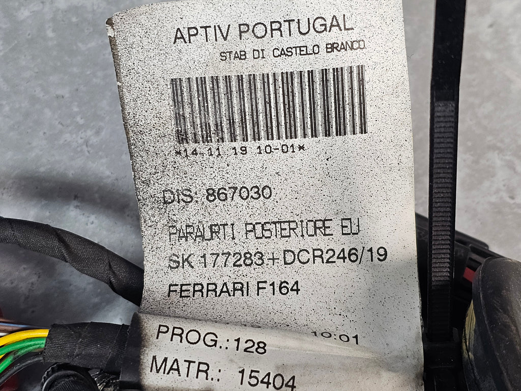FERRARI PORTOFINO REAR BUMPER CABLE 867030