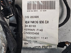 FERRARI CALIFORNIA F149 PDC  (PARKING DISTANCE CONTROL)  SENSOR AND WIRING HARNESS 920689 83163