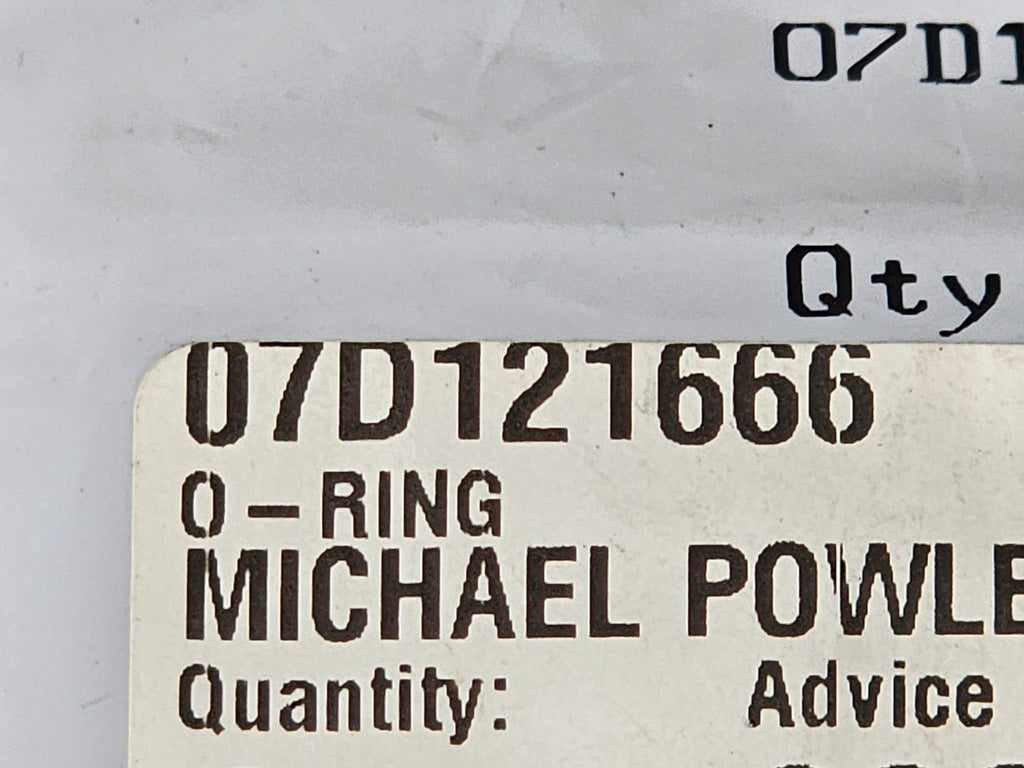 BENTLEY O-RING 07D121666