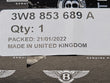 Load image into Gallery viewer, BENTLEY BADGE BOOT WINGS 3W8853689A