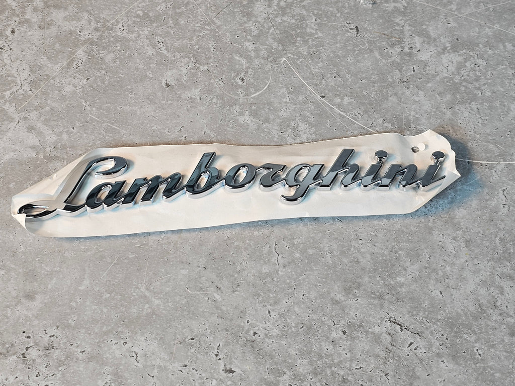 LAMBORGHINI HURACAN REAR LOGO SCRIPT LETTERING EMBLEM BADGE 4ML853742