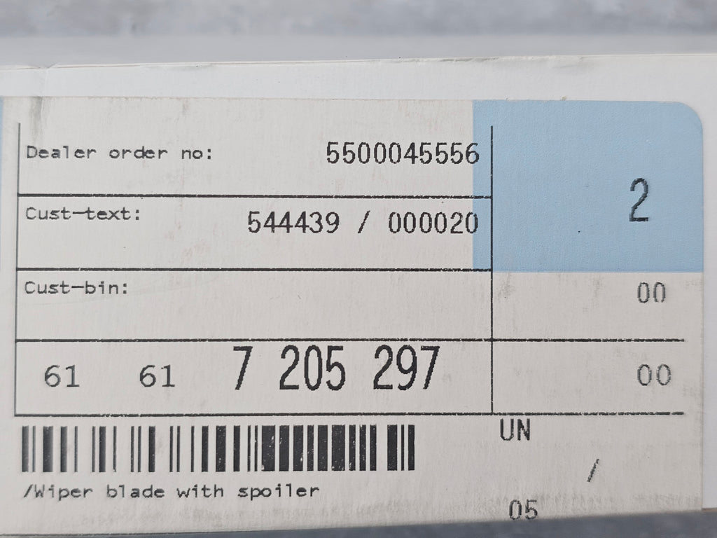ROLLS ROYCE WIPER BLADE WITH SPOILER 7205297