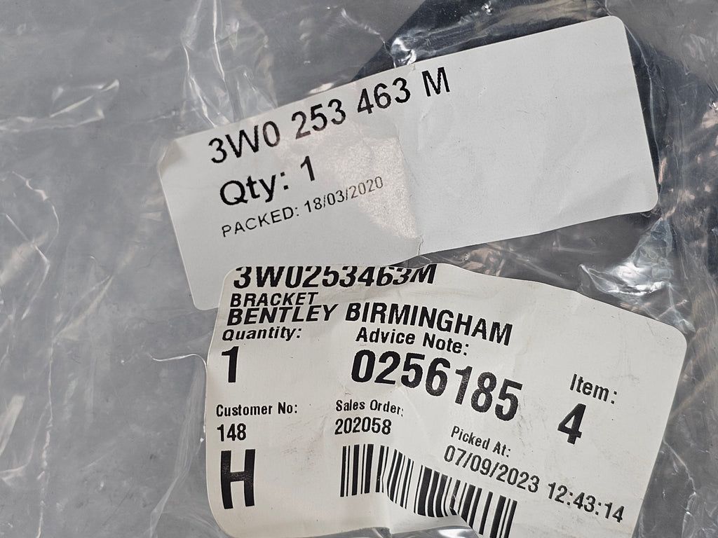 BENTLEY CONTINENTAL GT, CONTINENTAL GTC BRACKET FOR EXHAUST TAIL PIPE 3W0253463M