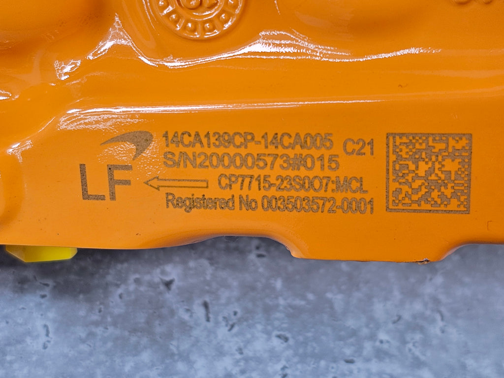 MCLAREN 600LT/ 720S/ 750S/ ARTURA FRONT LEFT CALIPER  14CA167CP (MCLAREN ORANGE)