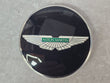Load image into Gallery viewer, ASTON MARTIN WHEEL CENTRE CAP GLOSS BLACK/ GREEN INLAY HY53-1A096-B