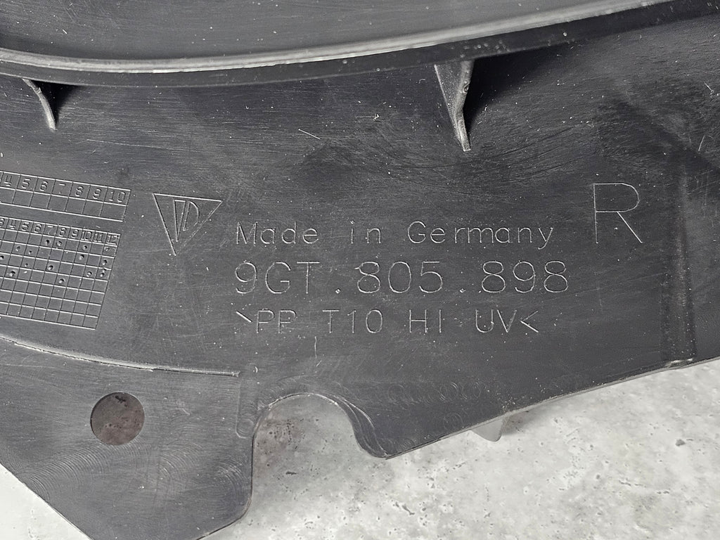 PORSCHE 911 992 GT3 FRONT RIGHT WHEEL ARCH AIR GUIDE 9GT805898
