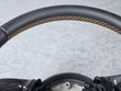 Load image into Gallery viewer, MCLAREN 650S MP4 12C CARBON FIBRE STEERING WHEEL WITH ORANGE LEATHER BASE AND TOP STITCHING 11N3337CP-P1005AW