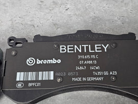 BENTLEY MULSANNE 1 SET OF BRAKE  PADS FOR DISK BRAKE 3Y0698151F