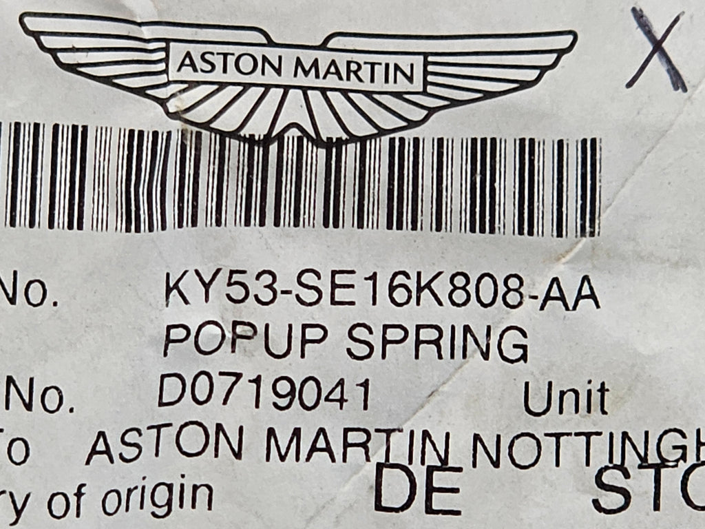 ASTON MARTIN VANTAGE 2019 BONNET POP-UP SPRING KY53-SE16K808-AA
