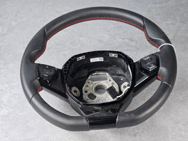 LAMBORGHINI AVENTADOR S ROADSTER STEERING WHEEL BLACK LEATHER WITH RED STITCHING 470419091DQ