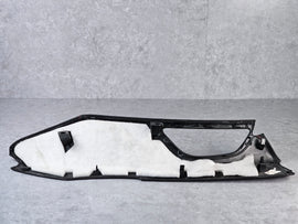 MCLAREN ASSY RR QTR TRIM LH BLACK ALCANTARA MCL ORANGE STITCHING 14NB257CP