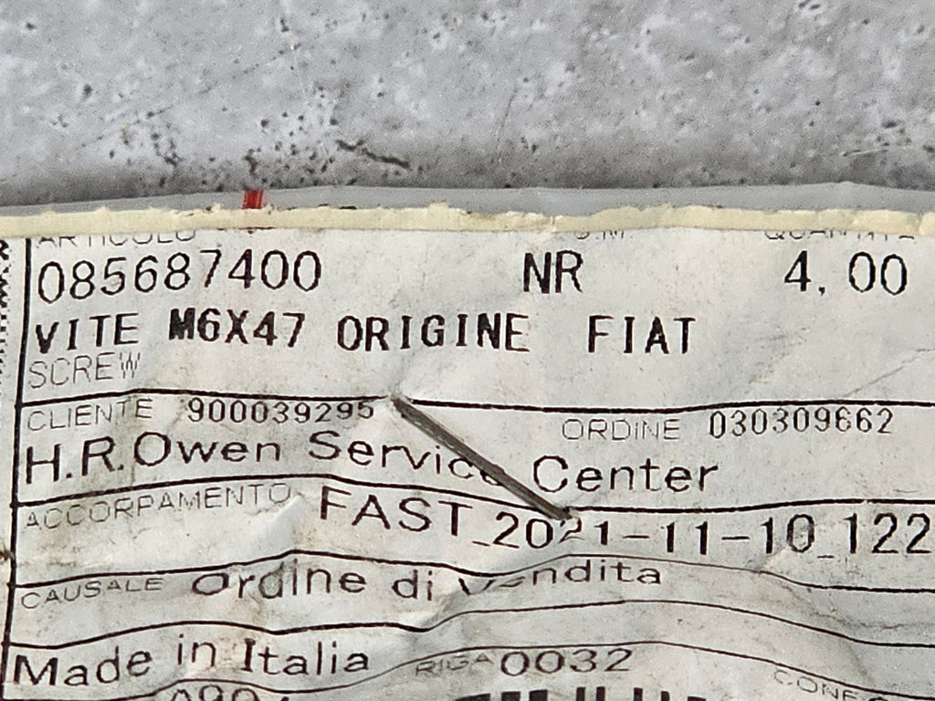 FERRARI SCREW M6 X 47 85687400