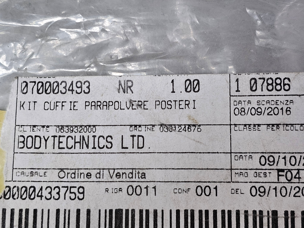 FERRARI 458 / 488 DUST GAITER KIT 070003493