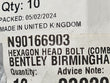 Load image into Gallery viewer, BENTLEY CONTINENTAL HEXAGON HEAD BOLT (COMBI) N90166903
