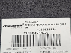 MCLAREN GT LEFT REAR B-PILLER INTERIOR TRIM COVER 22NB311GP