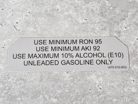 LAMBORGHINI FUEL TYPE KRAFTSTOFFVERBRAUC 470010003