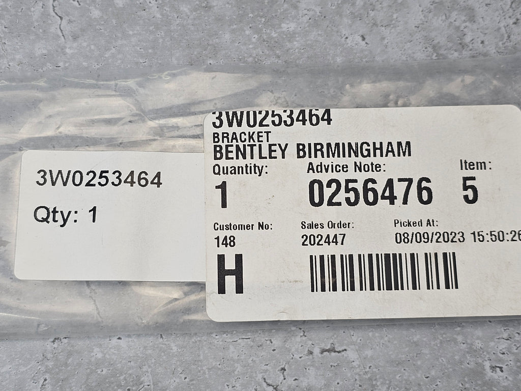 BENTLEY CONTINENTAL GT, CONTINENTAL GTC BRACKET FOR EXHAUST TAIL PIPE 3W0253464