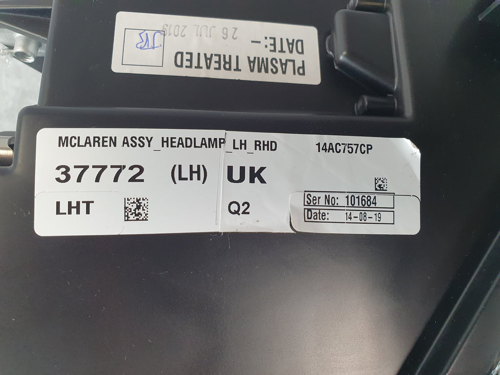 MCLAREN 720S LEFT HEADLIGHT - UK SPEC 14AC757CP