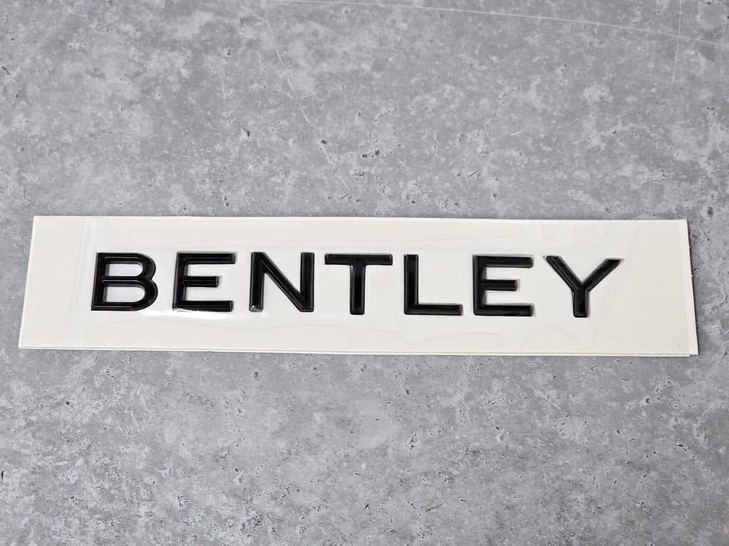 BENTLEY BLACK EDITION BOOT LETTERING (SELF-ADHESIVE) 400130134