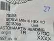 Load image into Gallery viewer, ASTON MARTIN HEX HEAD SCREW M6X16 703265