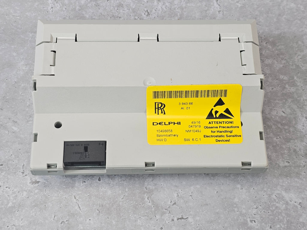 ROLLS ROYCE PHANTOM CONTROL UNIT, FRONT CENTRE CONSOLE 0394366