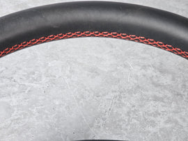 LAMBORGHINI AVENTADOR S ROADSTER STEERING WHEEL BLACK LEATHER WITH RED STITCHING 470419091DQ