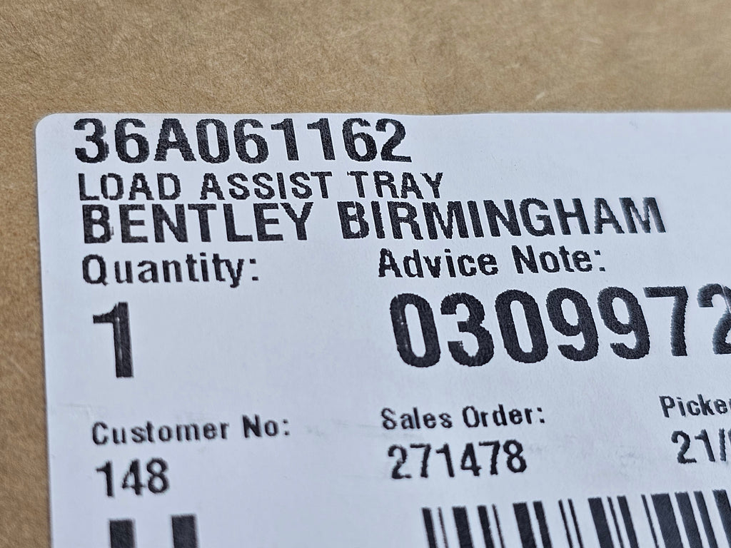 BENTLEY BENTAYGA LOAD ASSIST TRAY 36A061162