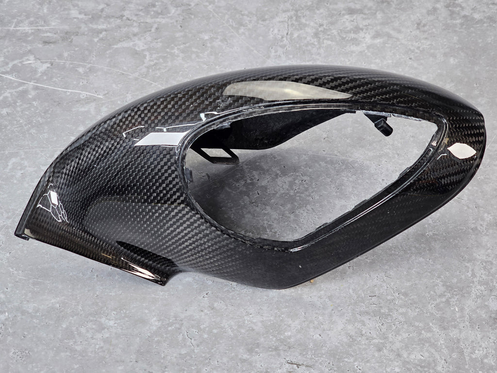 PORSCHE 911 991 CARBON LEFT MIRROR LINING HOUSING 991.731.029.02
