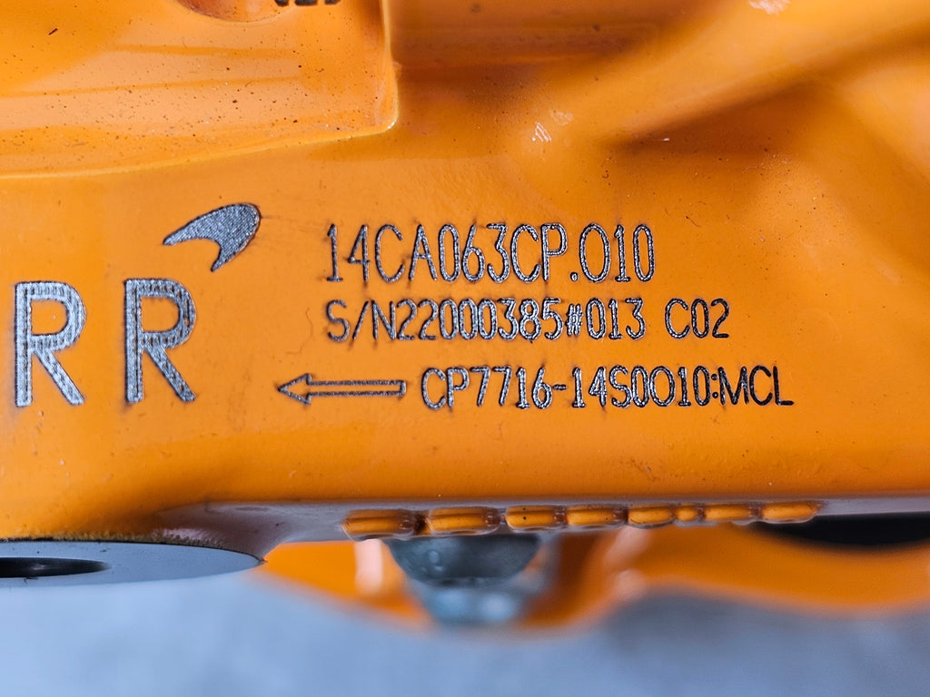 MCLAREN 720S REAR RIGHT CEREAMIC CALIPER 14CA065CP.2 (MCLAREN ORANGE)