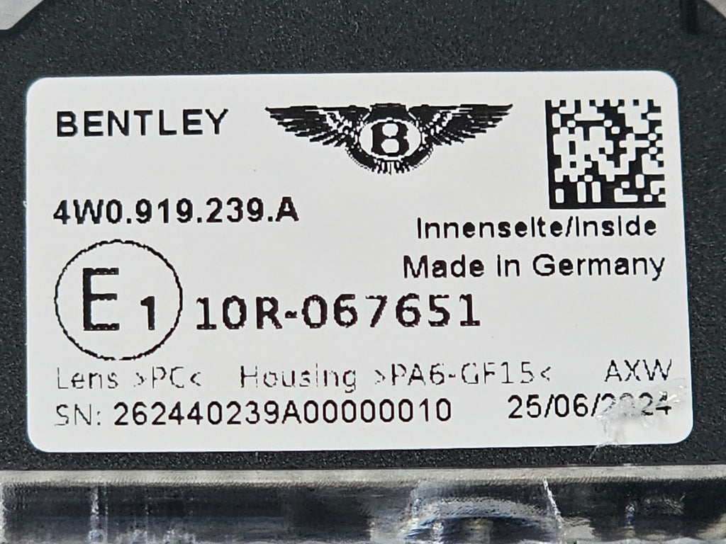 BENTLEY ENTRY LIGHTING 4W0919239A