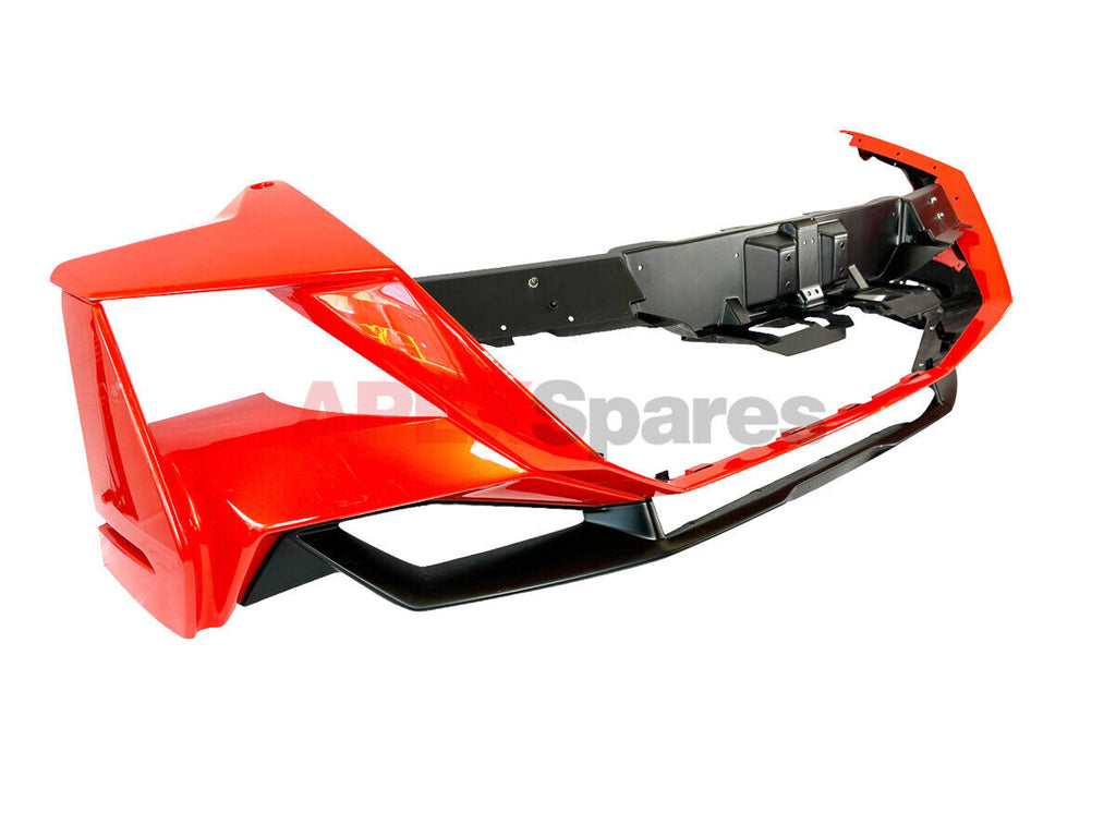 GENUINE LAMBORGHINI HURACAN STO REAR BUMPER BLACK/ ORANGE 4T3805079